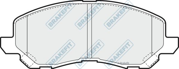 APEC BRAKING stabdžių trinkelių rinkinys, diskinis stabdys PD3134